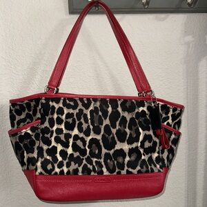 Coach Leopard Ocelot Tote